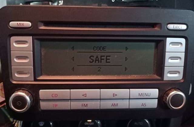Volkswagen radio code